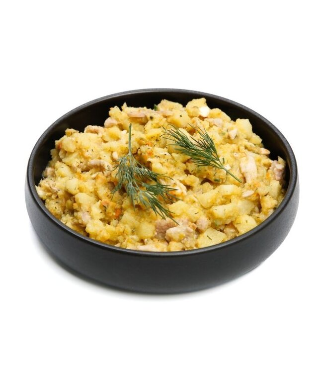 Good Mood Meals Potatoes with Porlk and Dill Sauce