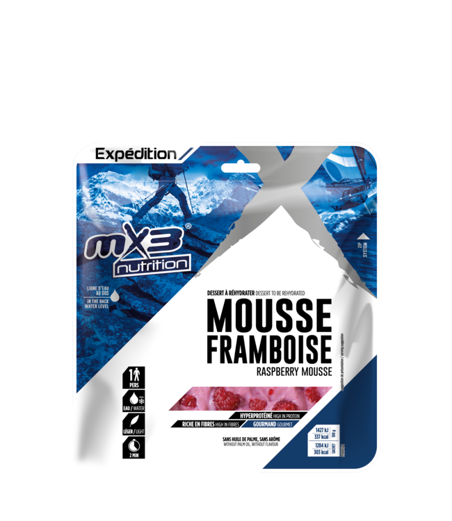 MX3 Raspberry mousse