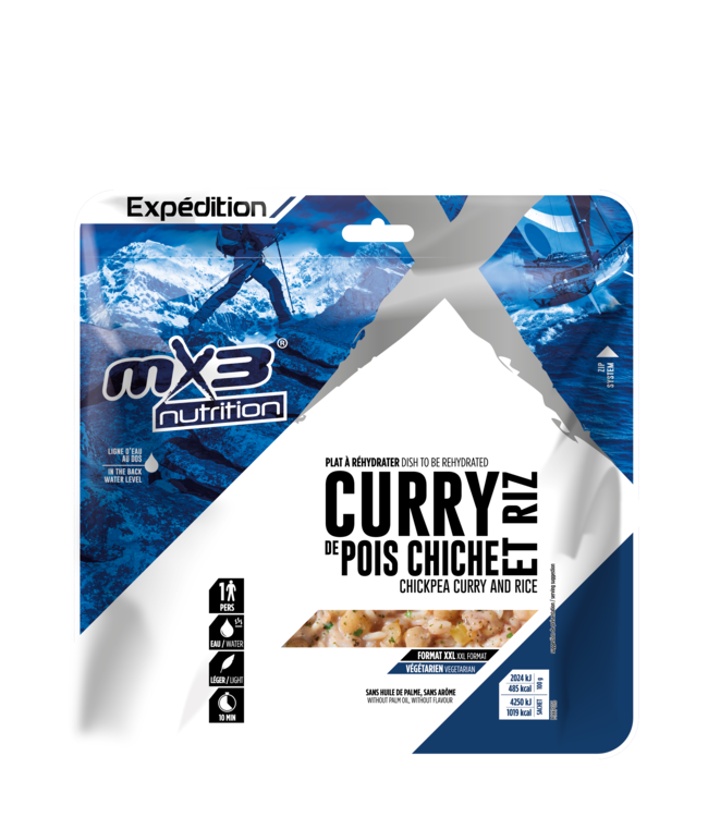 MX3 Chickpea curry & rice