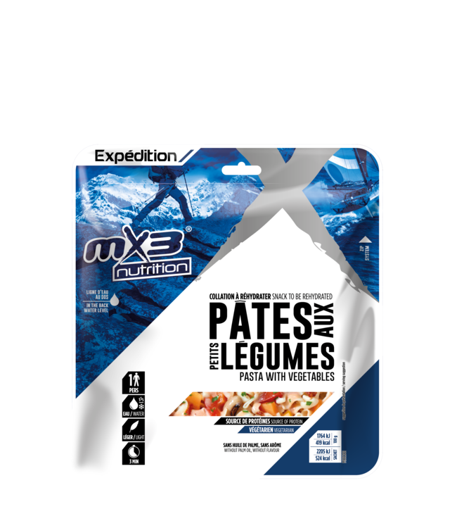 MX3 Pasta with vegetables