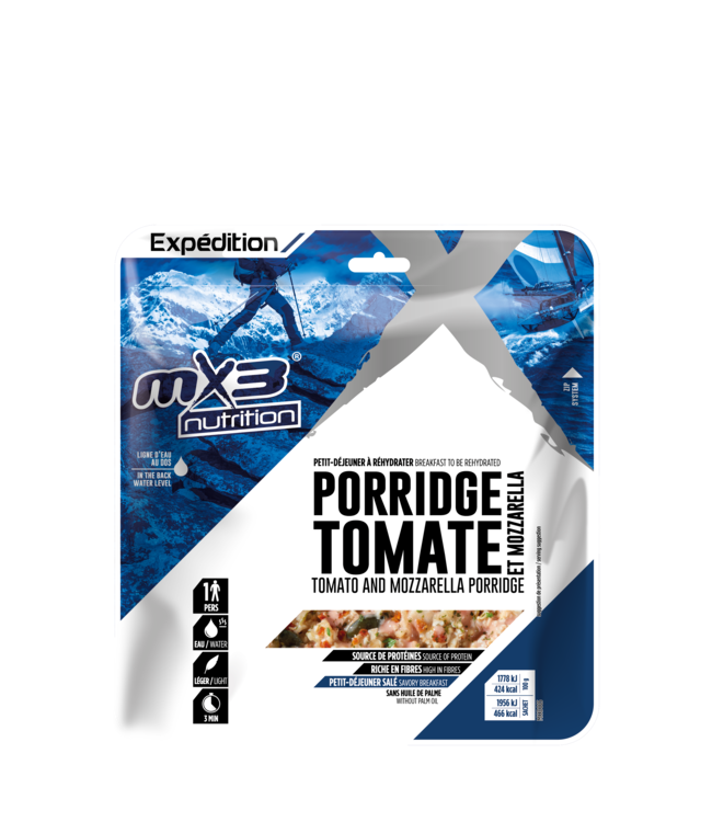 MX3 Tomato & mozzarella porridge