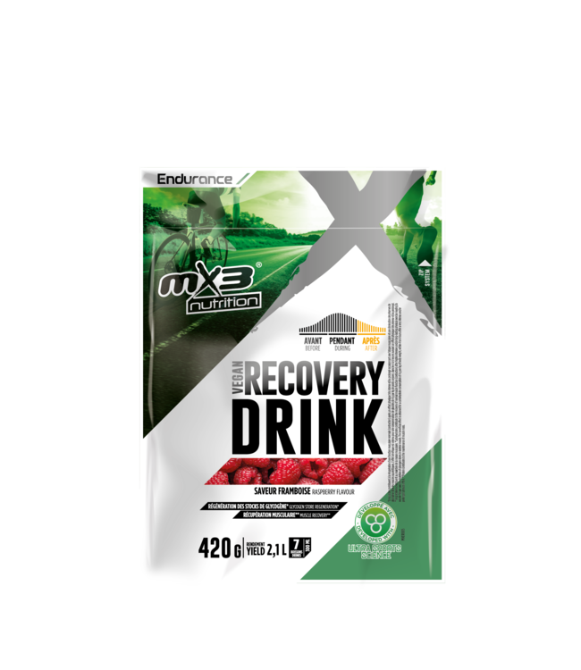 MX3 Recovery drink Vegan Raspberry