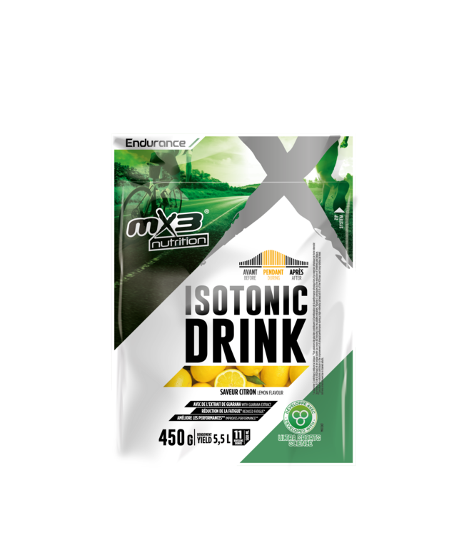 MX3 Isotonic drink - short Lemon - Guarana