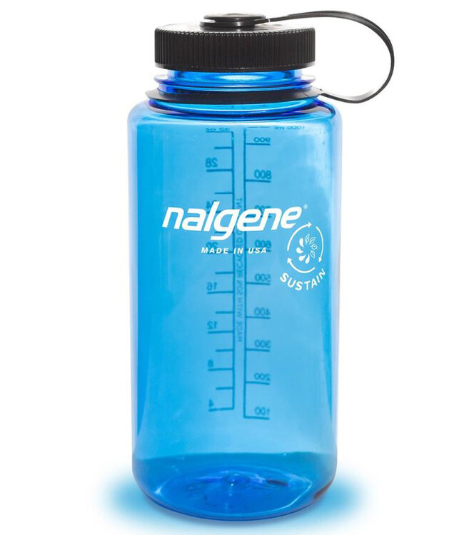 Nalgene 32oz Wide Mouth Slate Blue Sustain