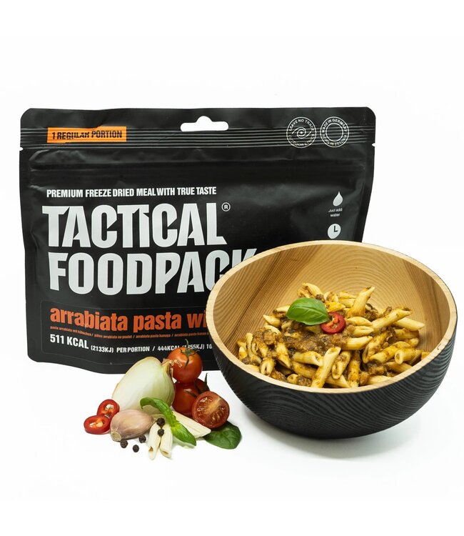 Tactical Foodpack Arrabiata Pasta with Chicken