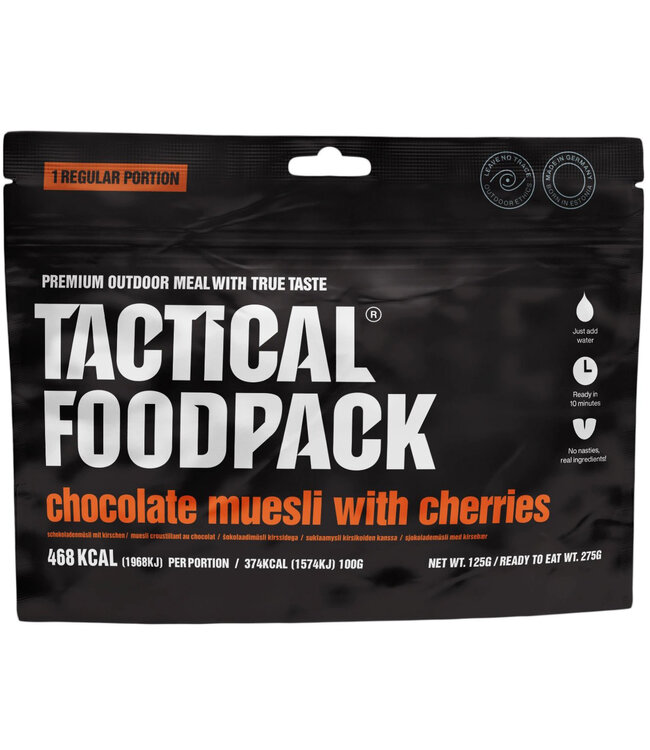 Tactical Foodpack Chocolate Muesli with Cherries