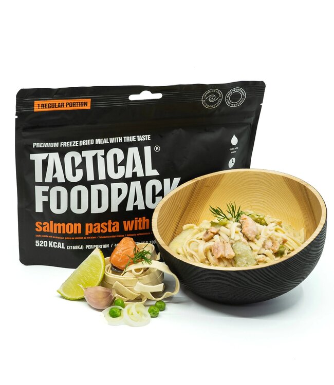 Tactical Foodpack Salmon Pasta with White Wine