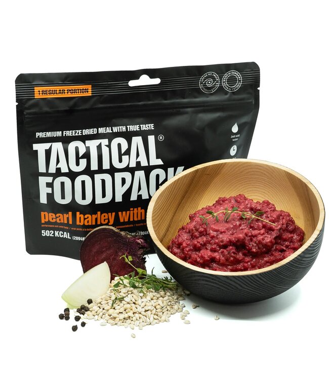 Tactical Foodpack Pearl Barley with Beetroot