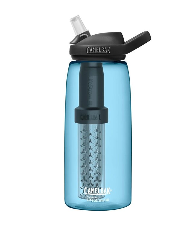 Camelbak Eddy+ 1 L filtered by LifeStraw True Blue