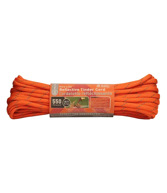 SOL Fire Lite 550 Tinder Paracord 9,1 m