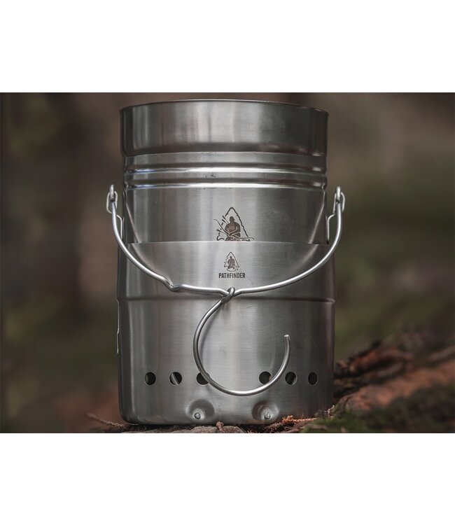Pathfinder RVS Zweedse Kookset 3-Delig