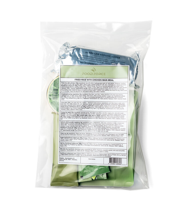 Food Force Fried rice with chicken main meal