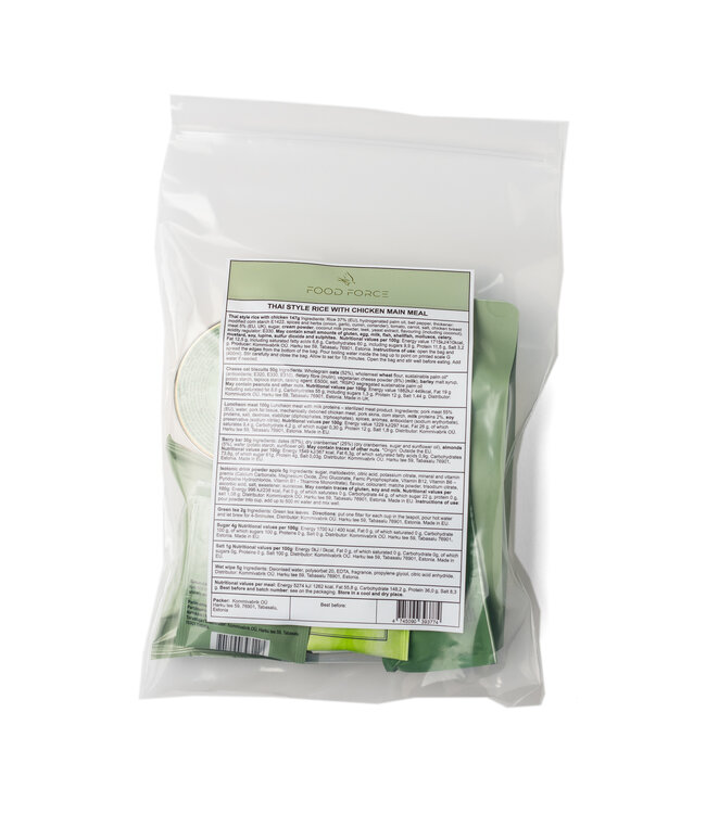 Food Force Thai style rice with chicken main meal