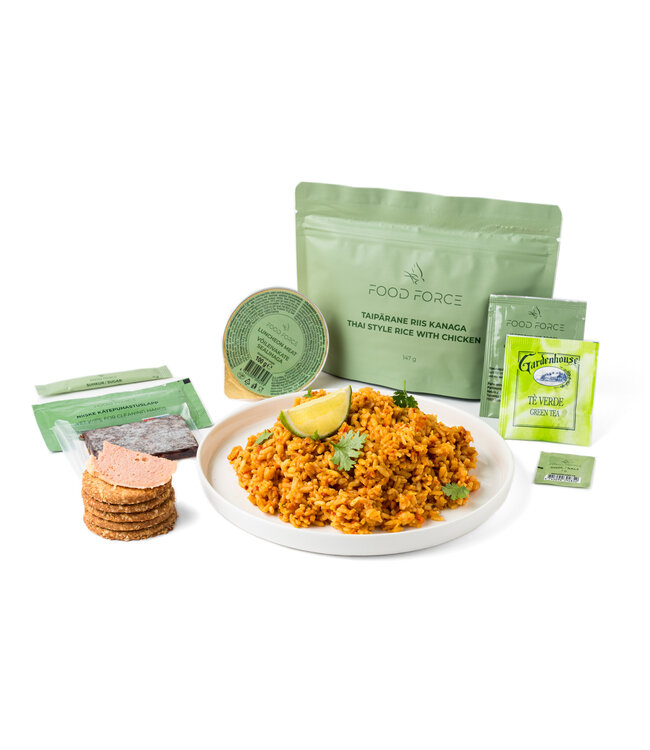 Food Force Thai style rice with chicken main meal