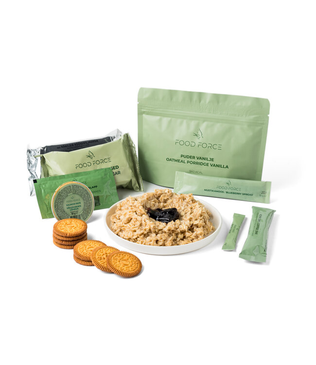 Food Force Oatmeal porridge vanilla breakfast