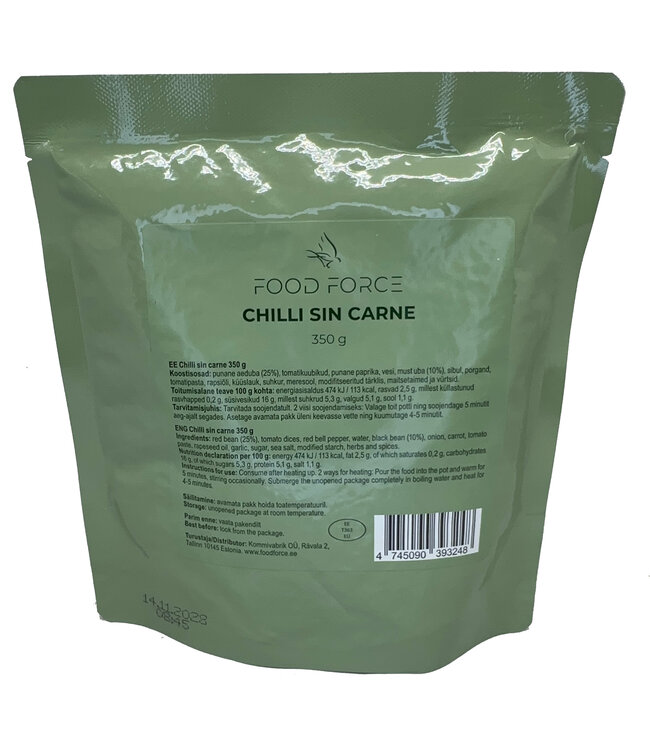 Food Force Chilli sin Carne