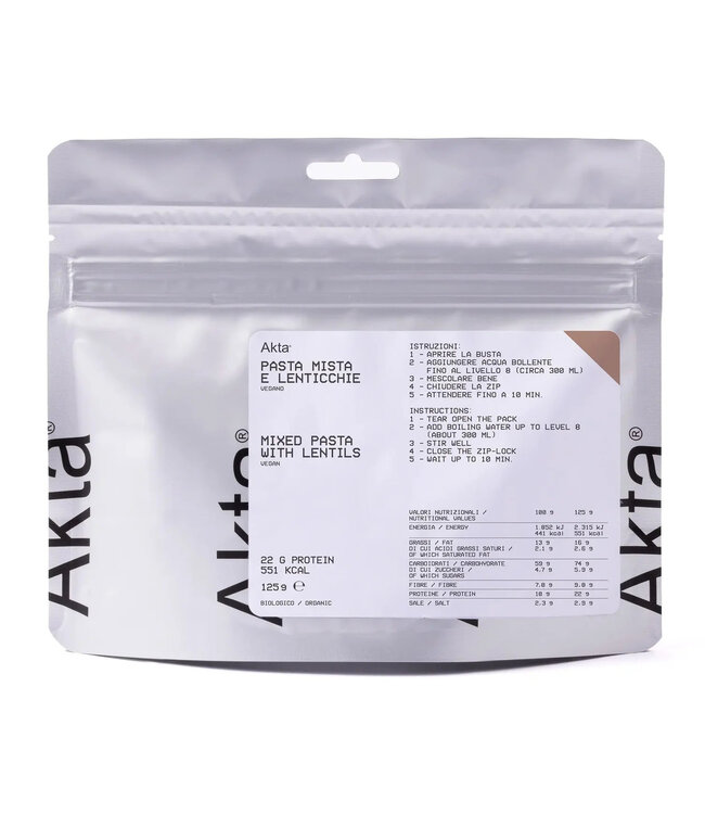 Akta Mixed Pasta with Lentils