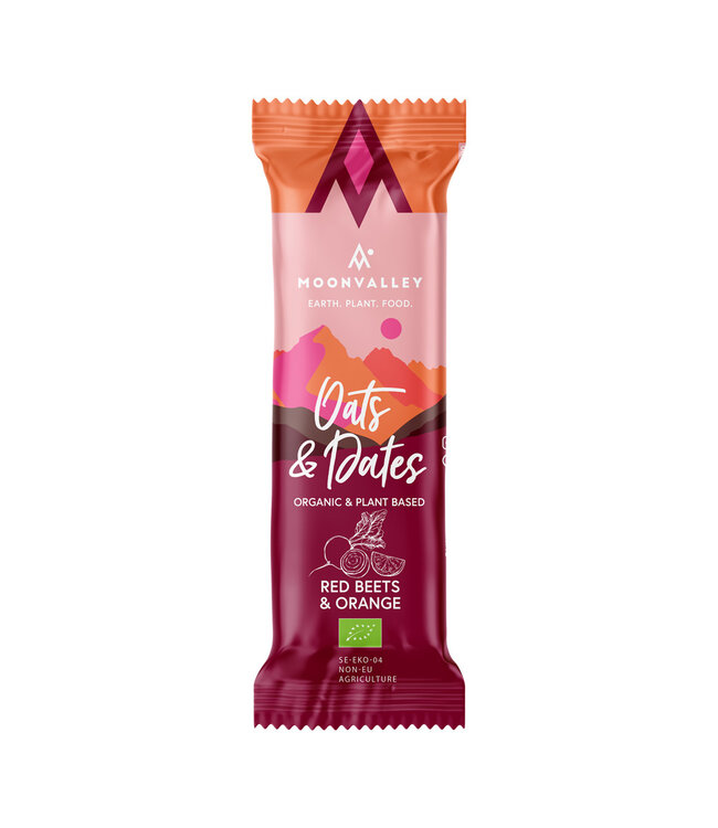 Moonvalley Oats & Dates Bar - Red Beetroot & Orange