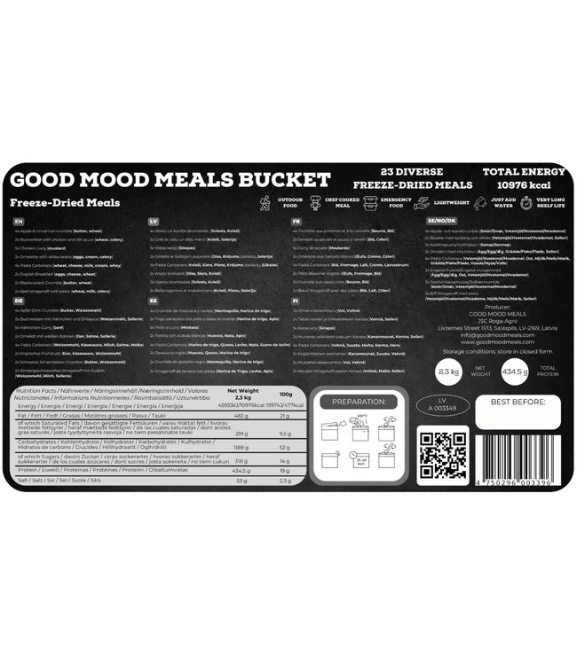 Good Mood Meals Bucket