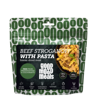 Good Mood Meals Beef Stroganoff with pasta