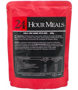 24 Hour Meals Chili Con Carne Mit Reis