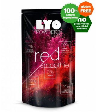 Lyo Food Pulver Roter Smoothie