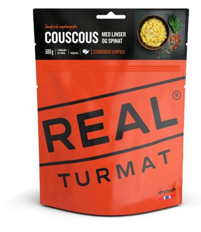 Real Turmat Couscous with Lentis and Spinach