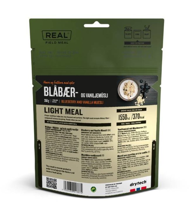 Real Field Meal Blueberry and Vanilla Muesli