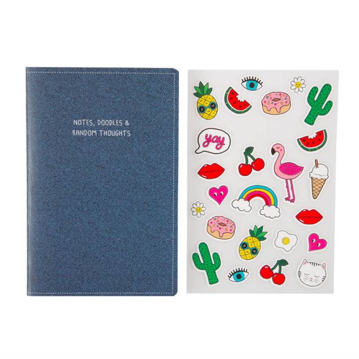 NOTEBOOK & STICKERS (A5)