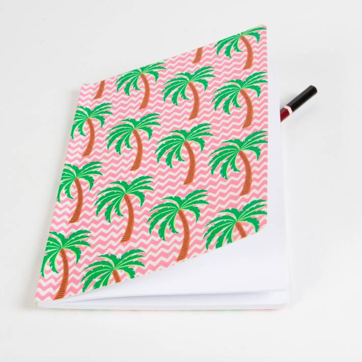 PINK PALM TREE NOTEBOOK (A5)