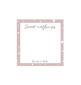 SWEET NOTHINGS - NOTEBLOCK (10x10CM)