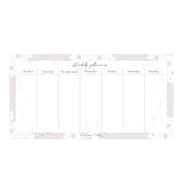 SMALL WEEKLY PLANNER (21x10,5cm)