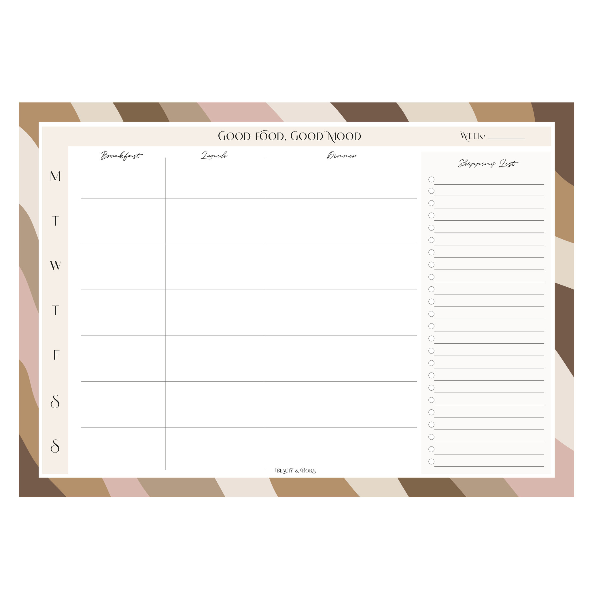 MEAL PLANNER (A4)