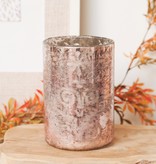 SHADES OF COPPER AND BROWN - JAR HOLDER