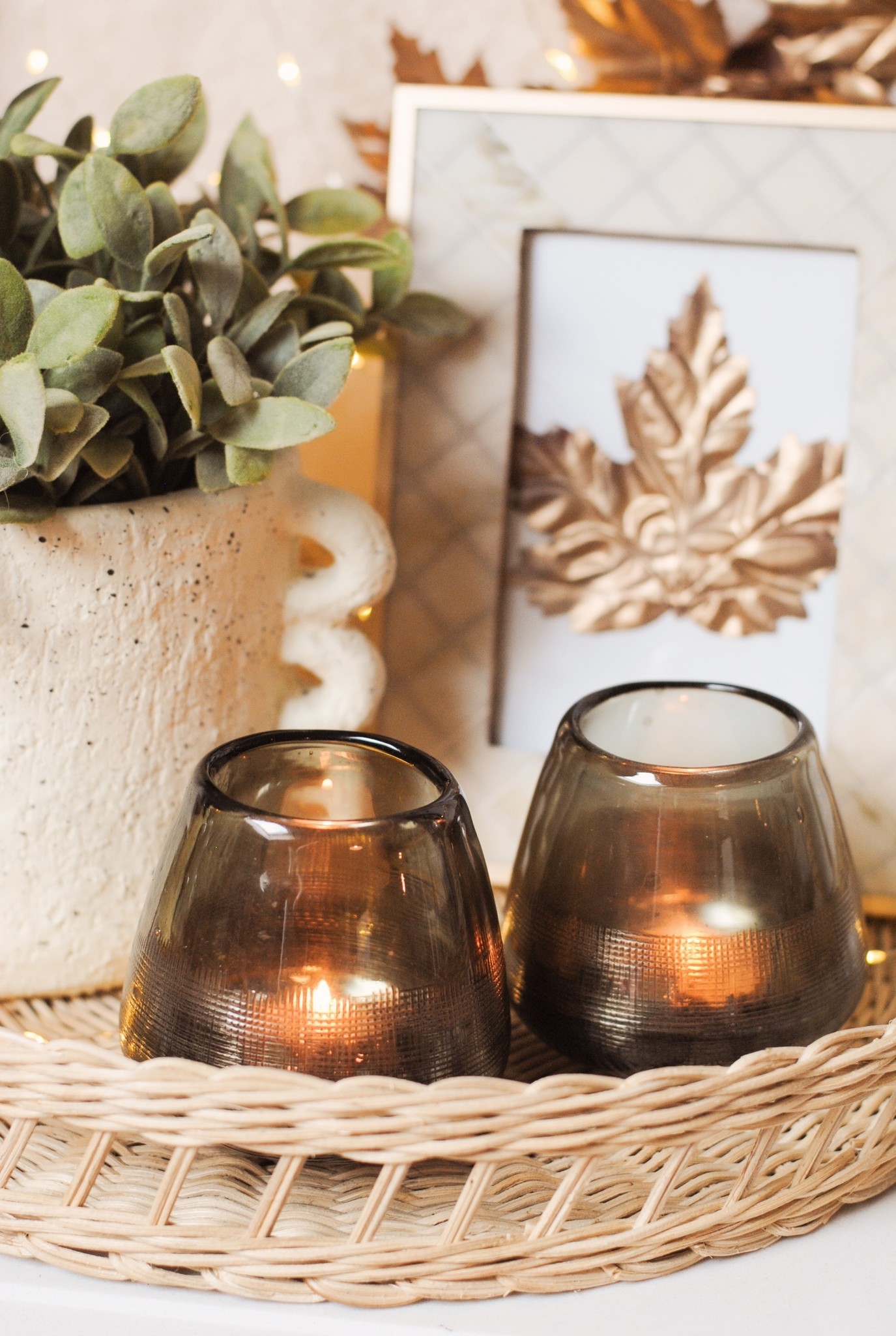 SMOKEY TEALIGHT HOLDER