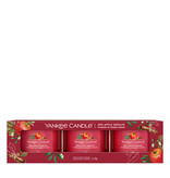 Yankee Candle - Red Apple Wreath Mini Jar 3-Pack