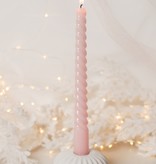 TWISTED DINNER CANDLE - PINK (25CM / 2 STUKS)