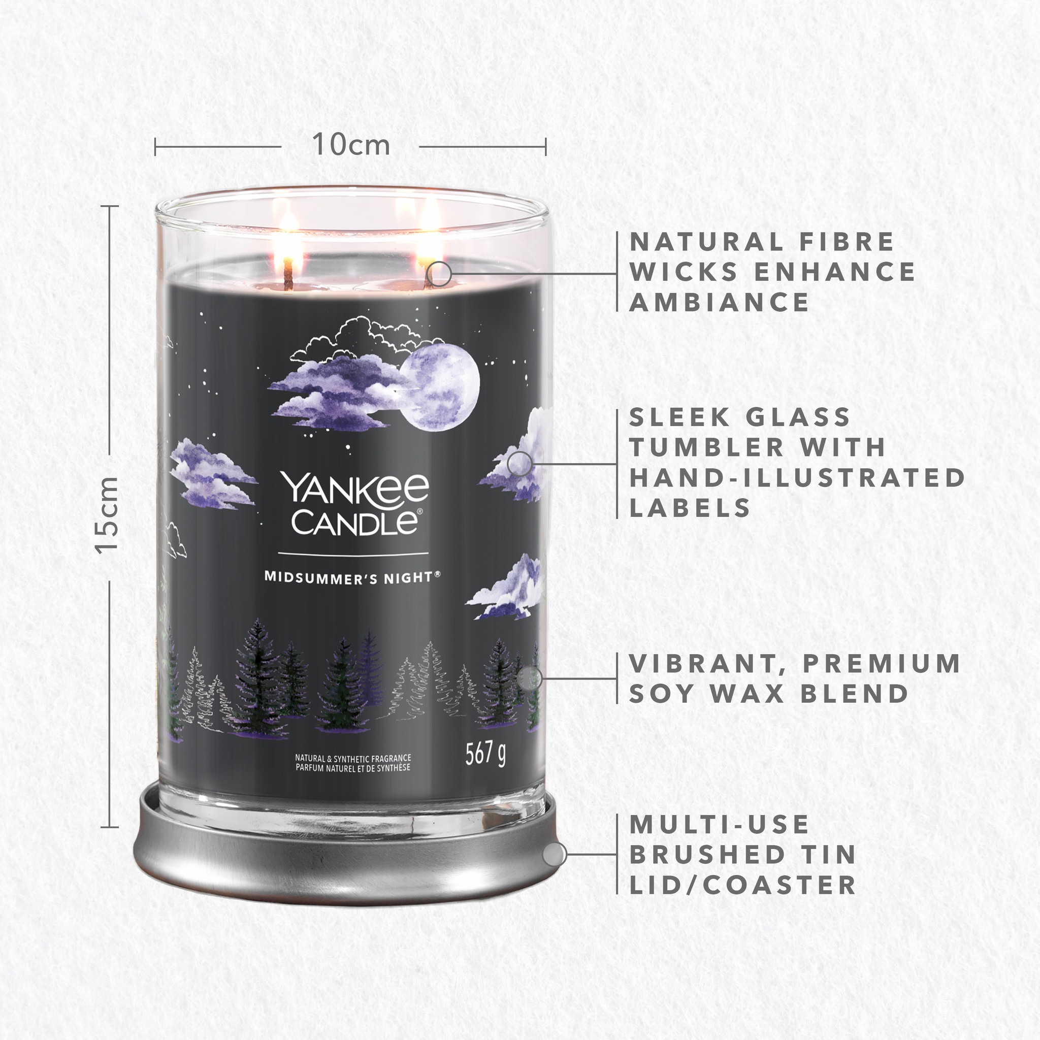 Yankee Candle Midsummer's Night Signature Large Tumbler Beauty & Bobs