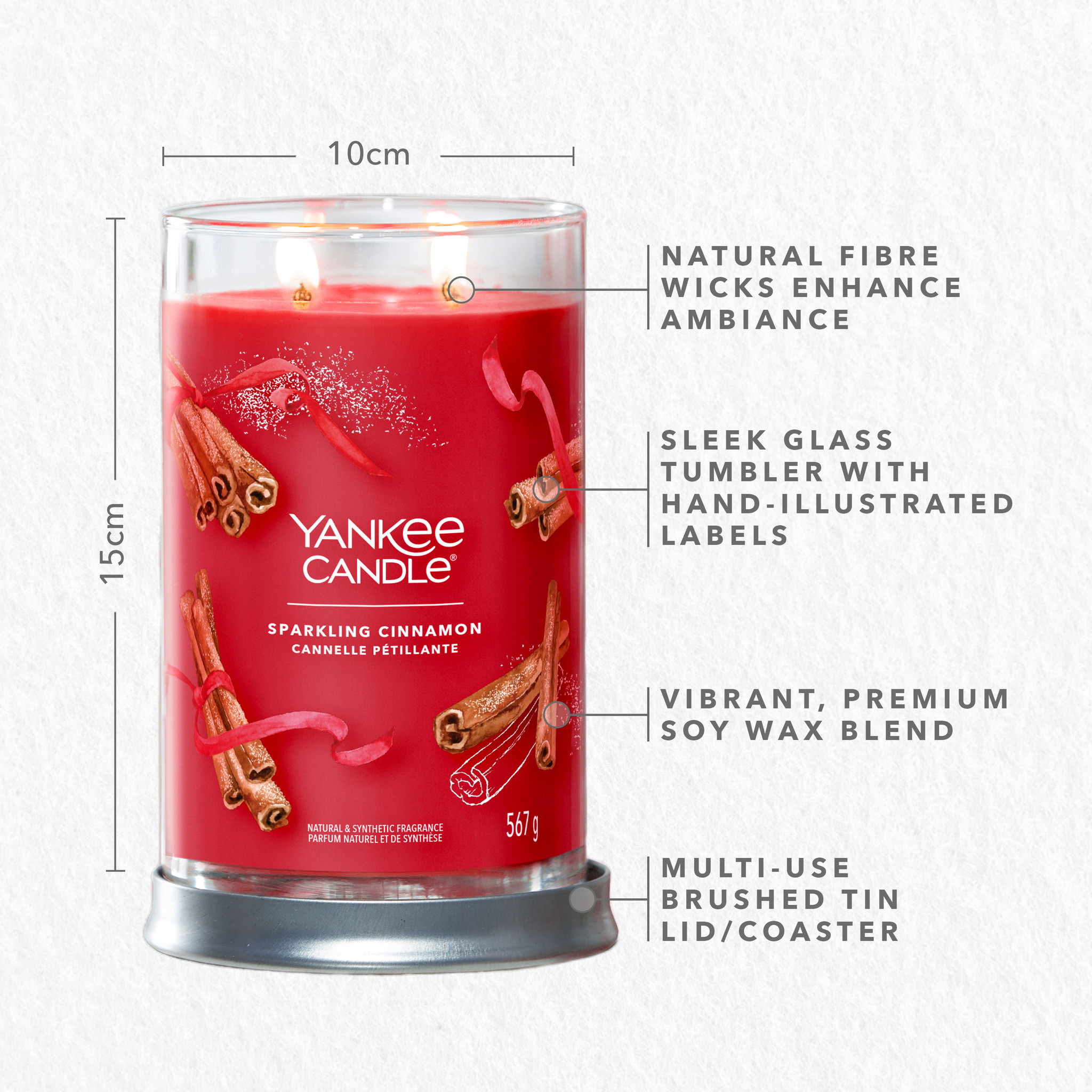 Yankee Candle - Sparkling Cinnamon Signature Large Tumbler