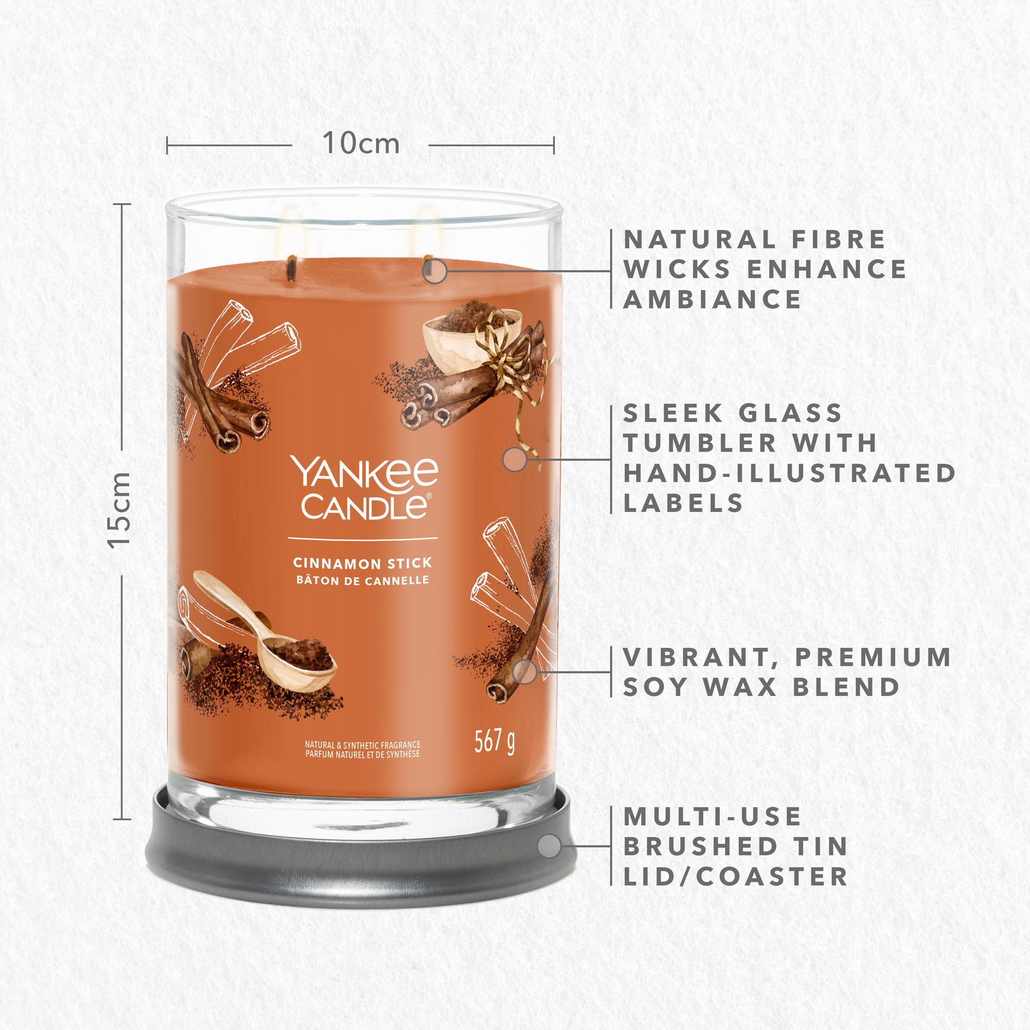 Yankee Candle - Cinnamon Stick Signature Large Tumbler