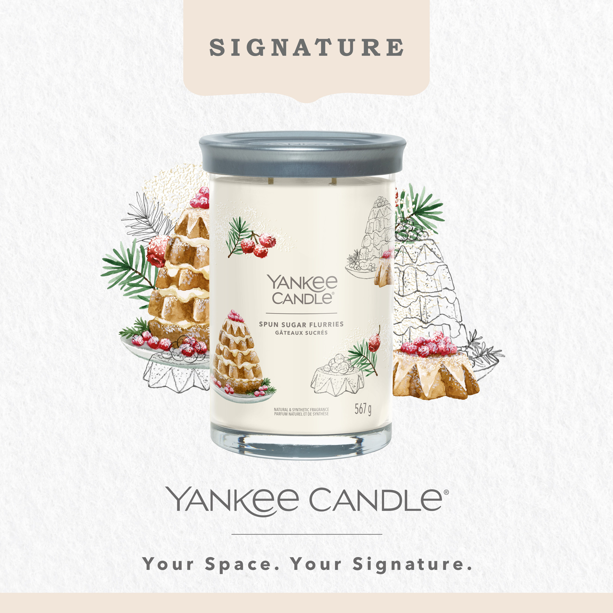 Yankee Candle - Spun Sugar Flurries Signature Large Tumbler