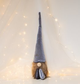 SOFT VELVET GNOME GREY - MEDIUM