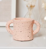 HANDLE PLANTER - SMALL IN PEACH