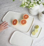 SPECKLED GLAZED TRAY WITH MATTE PART - SMALL