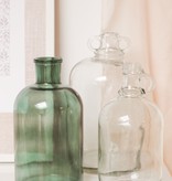 GREEN BOTTLE VASE