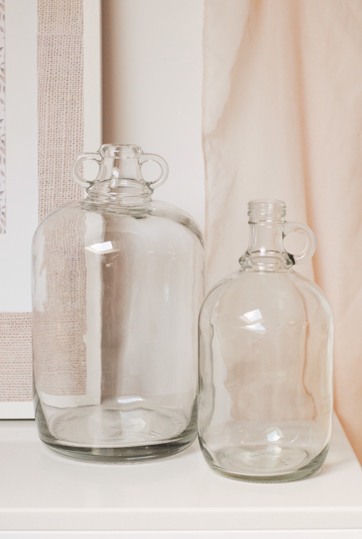 GLASS BOTTLE VASE