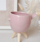 PINK BIRDIE PLANTER