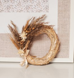 EXPOSED STRAW WREATH - SMALL