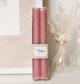 DINNER/TAPER CANDLES - MAUVE/DUSTY PINK