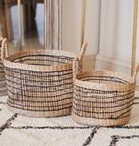 SEAGRASS WOVEN BASKET - LARGE